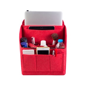 Customizable Bag Insert Organizer, Felt Bag Insert Organizer, With Ipad Placer & Laptop Place - Worldwide Shipping 4-6 Days