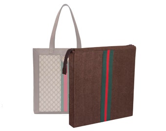 ophidia medium soft gg supreme canvas tote bag