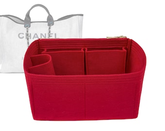 For "Deauville Canvas Tote Bag Medium - Bag Bottom Length 15,4"/39cm"  Bag Organizer In 7"/18cm Height
