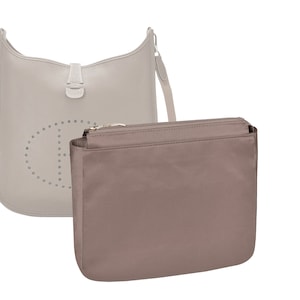 Customizable &quot;Evelyne GM 33 Bag&quot; Fabric Bag Insert Organizer And Bag Liner In 22cm/8.6inches Height, Khaki Beige Color