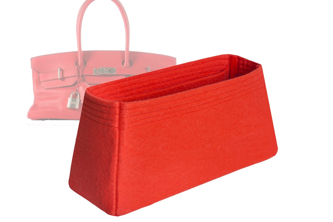 Customizable "birkin JPG 42 Bag" Felt Bag Insert Organizer and Bag ...