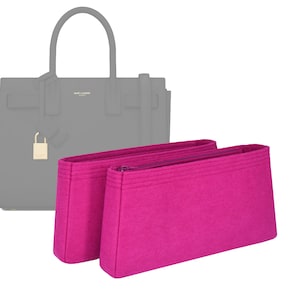  Zoomoni Premium Bag Organizer for Saint Laurent Sac De Jour  Nano (Handmade/20 Color Options) [Purse Organiser, Liner, Insert, Shaper] :  Handmade Products