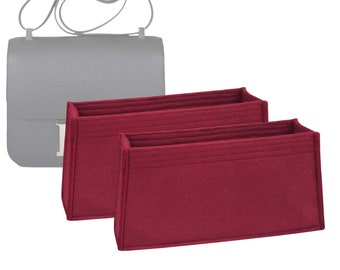 For "Constance 24 cm" Customizable Felt Organizer In 11 cm/4.3 inches Height, Bag Liner, Wine