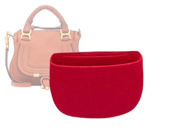 Anpassningsbar "Marcie Mini Leather Satchel Bag" Väskeinsatsorganisatör, Handväskeinsatsorganisatör, Väskeformare - Världsomfattande leverans 4-6 dagar