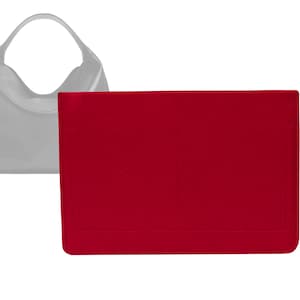 Customizable &quot;Large Hop Bag&quot; Felt Bag Insert Organizer And Bag Liner In  14 cm / 5.5” Height, Red Color