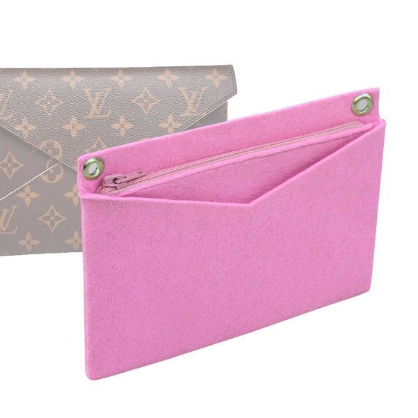 Customizable "Kirigami Large - Bottom Length 9''/23 cm" Felt Bag Insert Organizer In 4.9"/12.5 cm Height, Bag Liner, Pink Rose