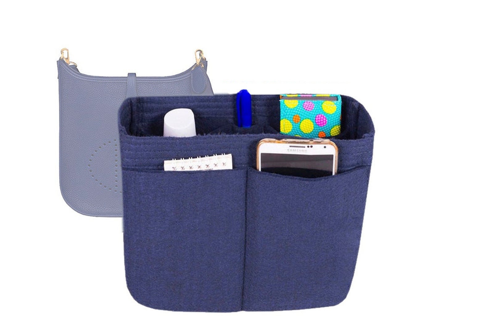 LEXSION Felt Insert Bag Organizer Bag In Bag For Handbag Purse