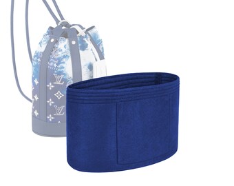 Customizable "(New) Randonnee PM - Bottom Length 7.8''/20 cm" Felt Bag Insert Organizer In 5.5"/14 cm Height, Bag Liner, Royal Blue