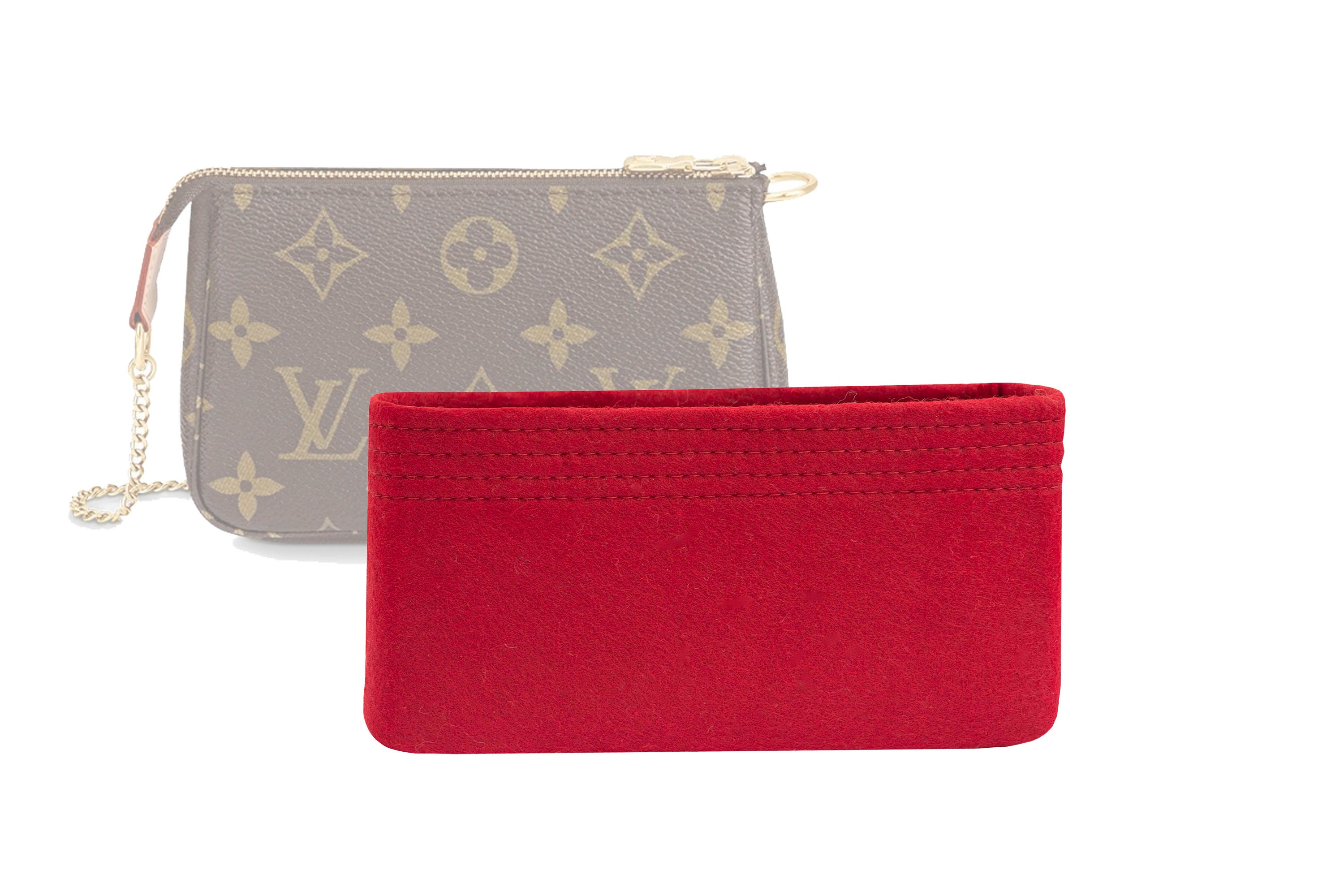 LOUIS VUITTON BROWN MONOGRAM PATCH MINI POCHETTE ACCESSOIRES – RDB