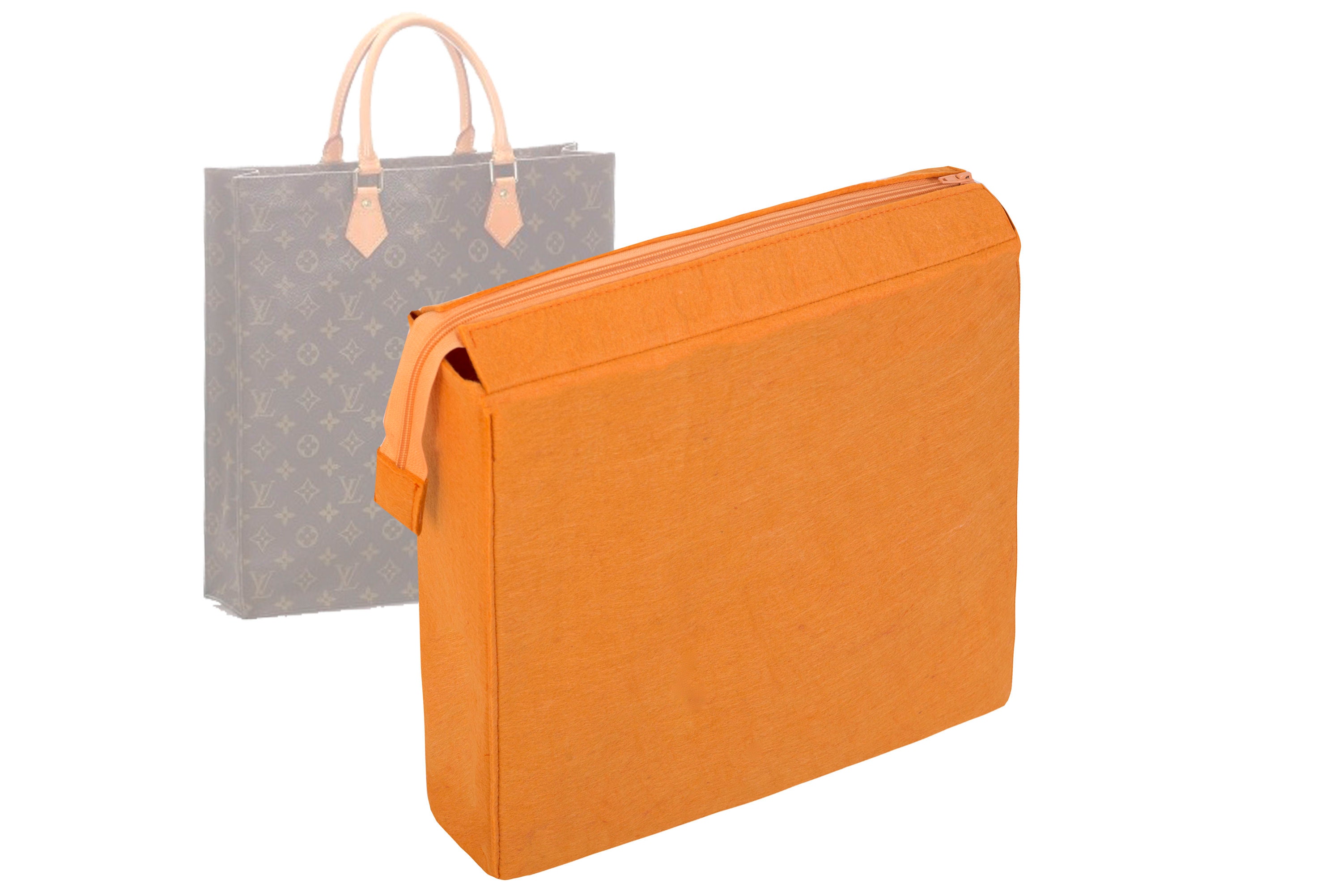 Fits For PETIT SAC PLAT BB PM Handbag Insert Organizer Tote Bag Base Shaper  Felt Toiletry Storage Bags Travel Cosmetic Bag Girl