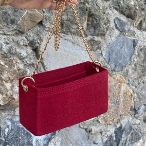 Customizable Organizer With Eyelet & D Ring /O Ring - Conversion Kit -With  Chain Strap Lenght Option
