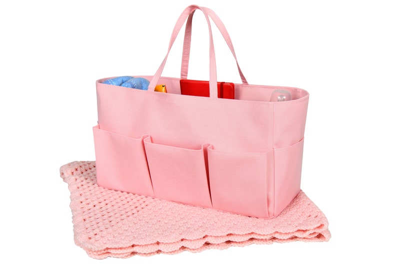 For Diaper Bag Organizer Nappy Bag With Extra Deep Pocket, Purse Organizer Bag Insert, With Key Chain, Nursing Bottle, Bottle Holder image 1