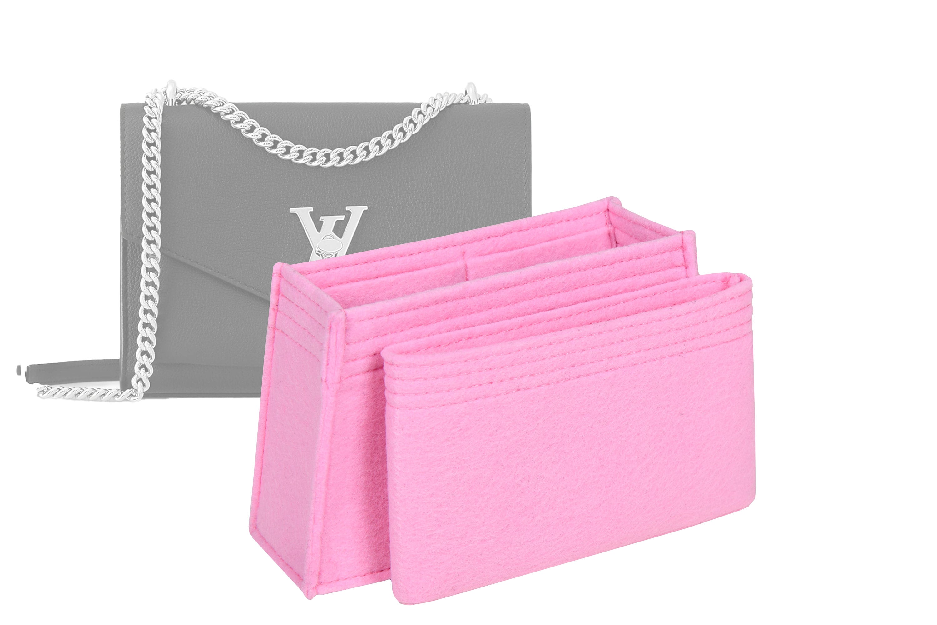 カスタマイズ可能な「Mylockme Chain」フェルトバッグインサート