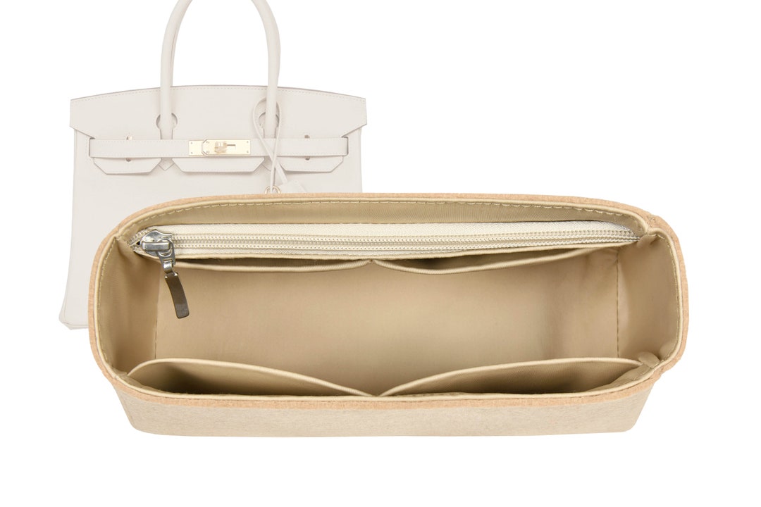 For birkin 30 Customizable Fabric Lined Felt Organizer in 15.5 Cm/6 Inches Height, Bag Liner
