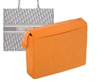 For "Book Tote Bag Small - Bag Bottom Length 26.5 cm/10.5" Organizer Height 23cm/9 inches, With Zipper Flap Cover