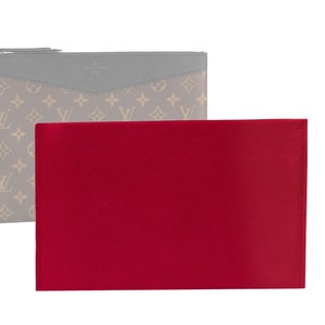 Para "Bolsa diária com fundo de 29,5 cm/11,6 polegadas" Organizador de inserção de bolsa de feltro personalizável em 19 cm/7,4 polegadas de altura, forro de bolsa, vermelho