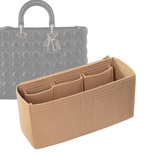 Pour "Lady XL Shopper Bag-Bottom 40 cm/15.7 pouces" feutre sac insérer organisateur en 15 cm/5.9 pouces de hauteur, doublure de sac