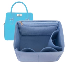 For "Toolbox 20" Bag Insert Organizer, Purse Insert Organizer, Bag Shaper, Bag Liner, Light Blue