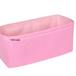 Customizable 2.55 Reissue XXL Maxi Flap Bag Fabric Lined Felt Bag Insert Organizer And Bag Liner In 20cm/7.8inches Height, Pink Rose Color image 5