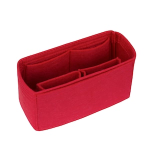 Customizable Bag Insert Organizer And Bag Liner-Red Color