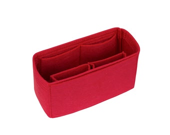 Customizable Bag Insert Organizer And Bag Liner-Red Color