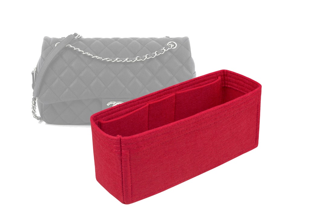 Customizable "easy Jumbo Flap Bag" Felt Bag Insert Organizer and Bag ...