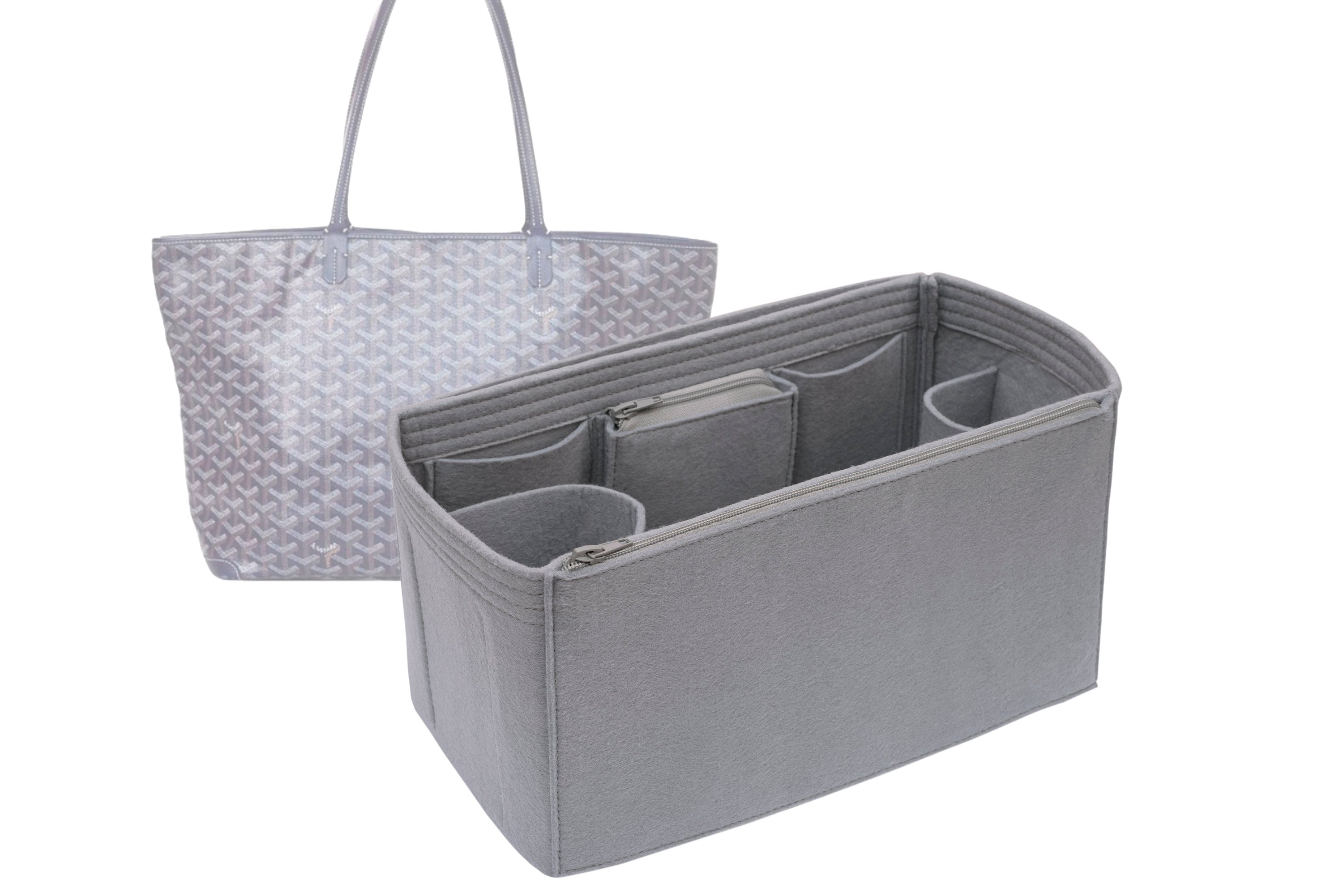 For artois Mm Bag Insert Organizer, Purse Insert Organizer, Bag Shaper, Bag  Liner, Silver Gray 