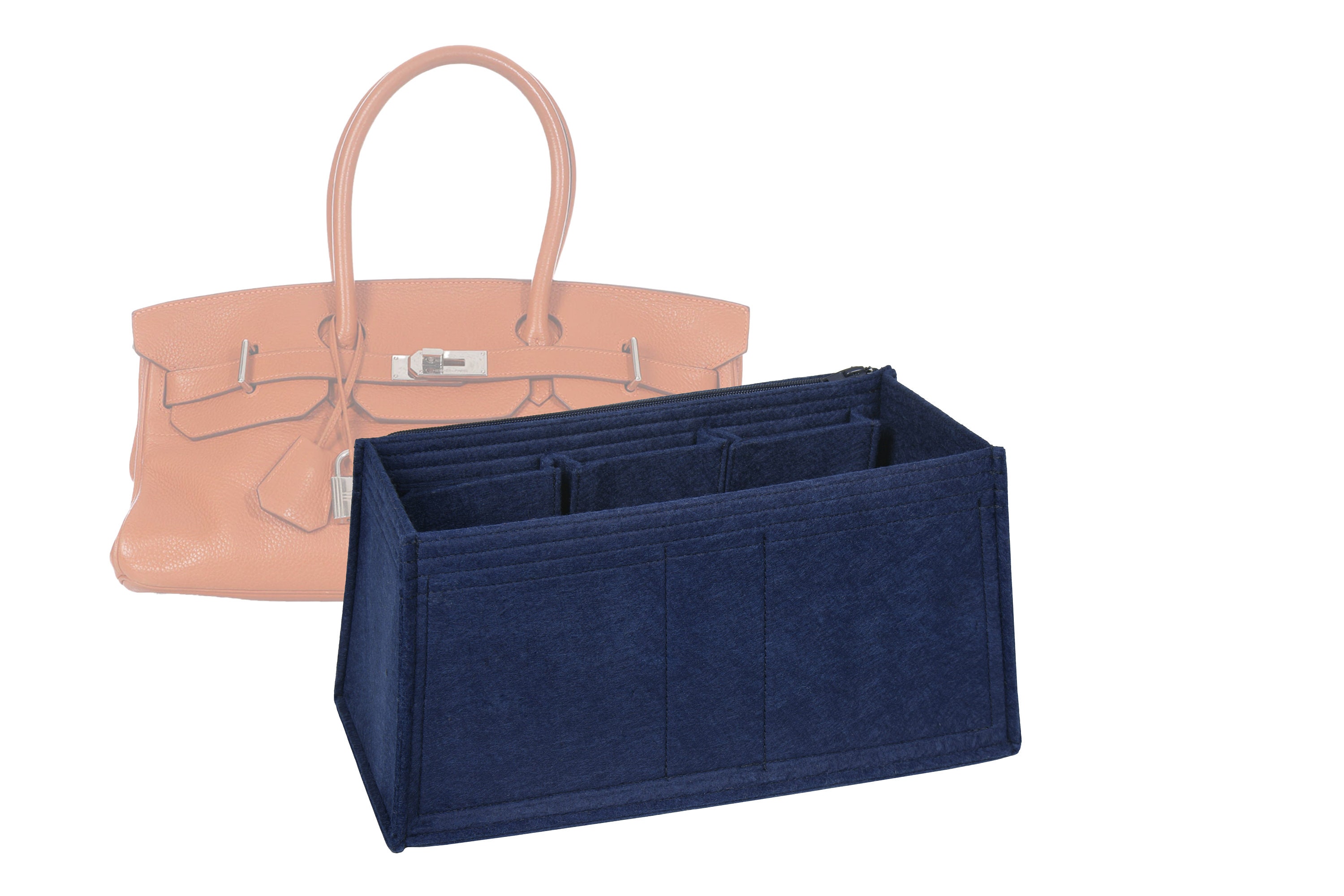 Chanel Petite Grand Shopping Tote PST GST Bag Organizer Insert Shaper, Felt Bag Organiser Liner