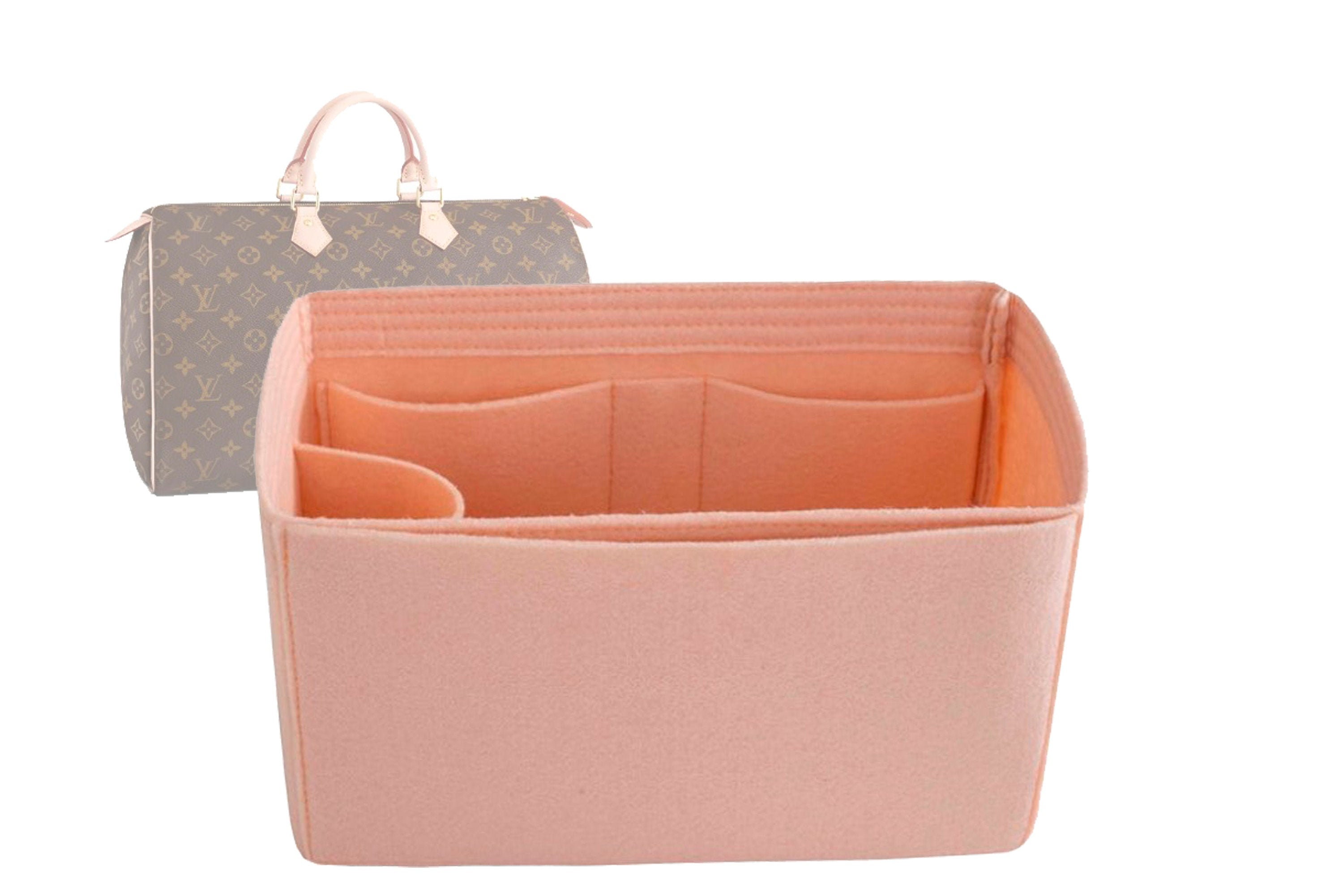 Soft and Light】Bag Organizer Insert For L V Speedy 25 30 35 Boston Organiser  Divider Shaper Protector Compartment Inner