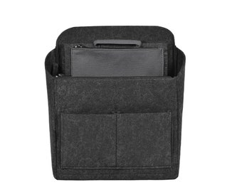 Customizable Bag Insert Organizer, Felt Bag Insert Organizer, With Ipad Placer & Laptop Place - Worldwide Shipping 4-6 Days