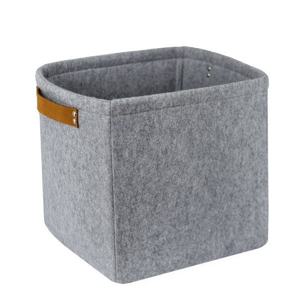 Extra Thick Felt Storage Box, Knitting Bag, Bathroom Storage, Color Option Available, Price for Each Box 39.99 USD