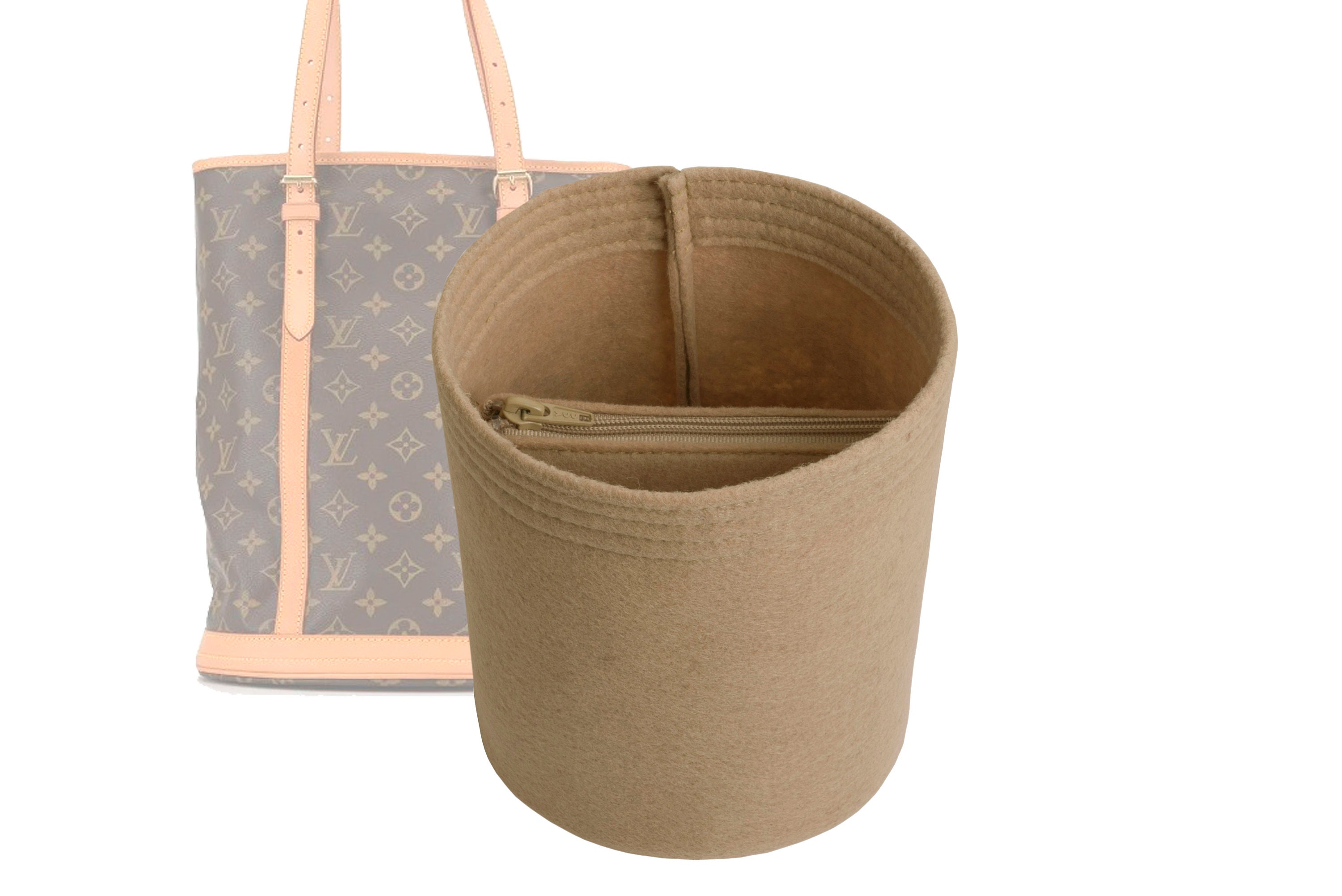 louis vuitton bucket bag organizer cylinder insert