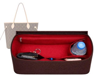 Customizable "Neverfull MM Bag" Fabric Lined Felt Bag Insert Organizer And Bag Liner In 18cm/7inches Height