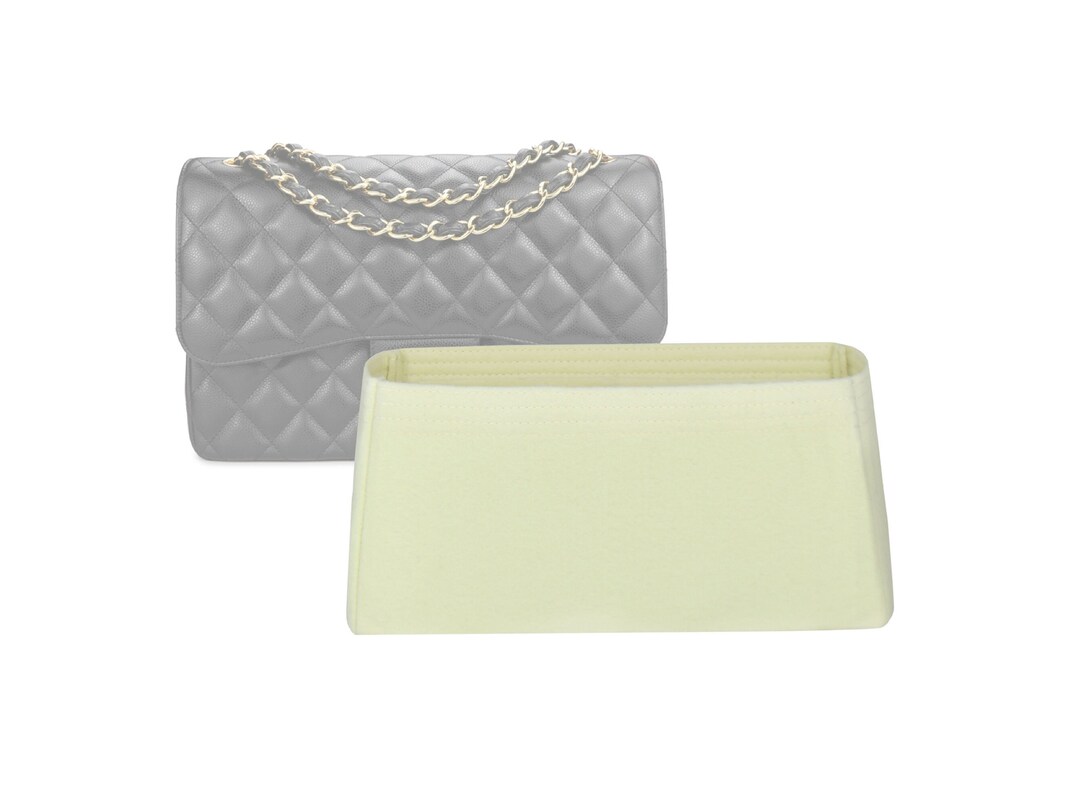 Customizable "jumbo/large Double Flap Bag" Felt Bag Insert Organizer ...