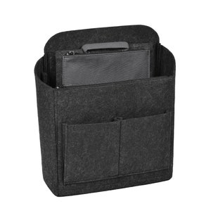 Customizable Bag Insert Organizer, Felt Bag Insert Organizer, With iPad Placer & Laptop Place Worldwide Shipping 4-6 Days image 3