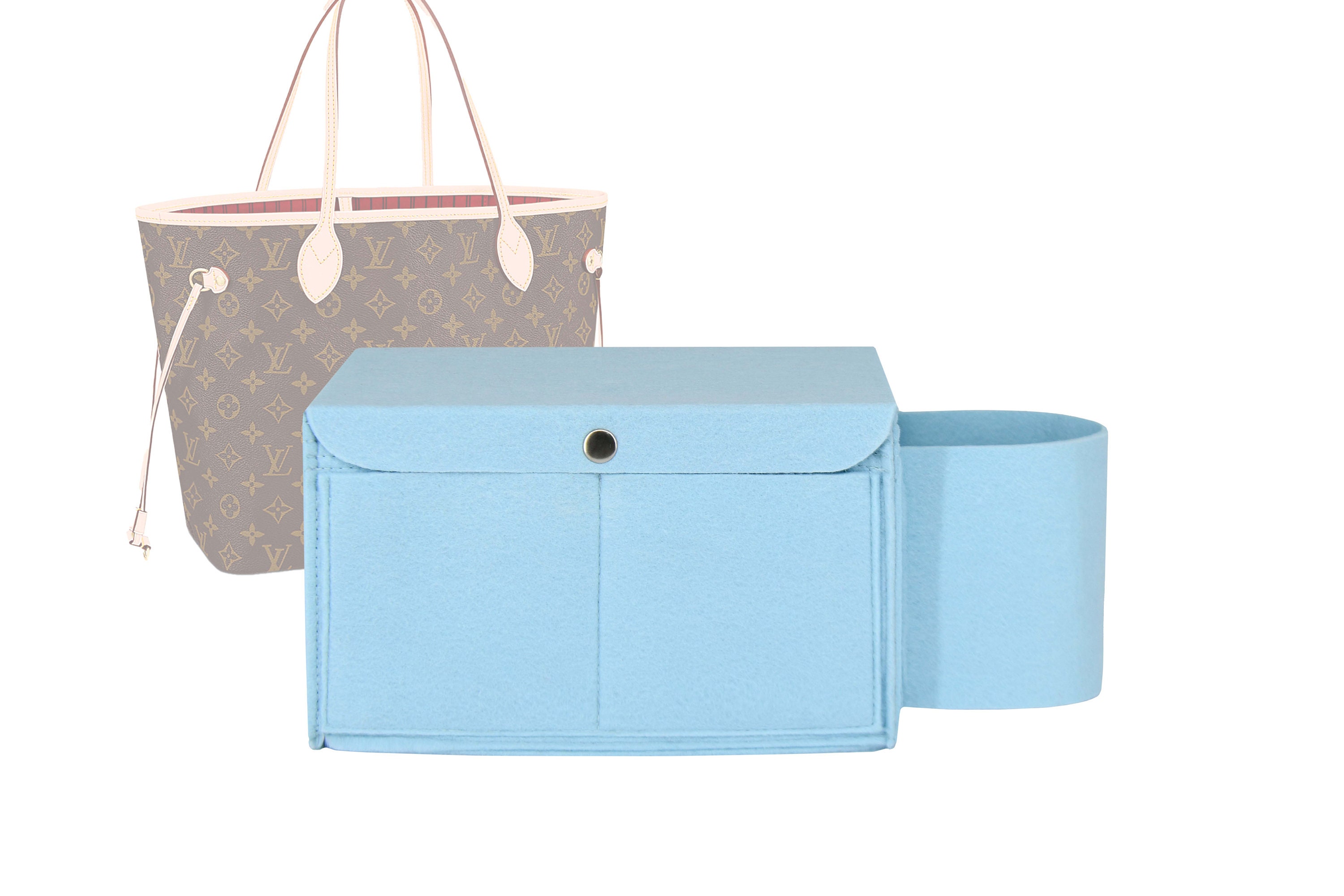  Bag organizer for LV Neverfull MM (Zoomoni/Handmade/20 Colors)  (Baby Blue) : Clothing, Shoes & Jewelry