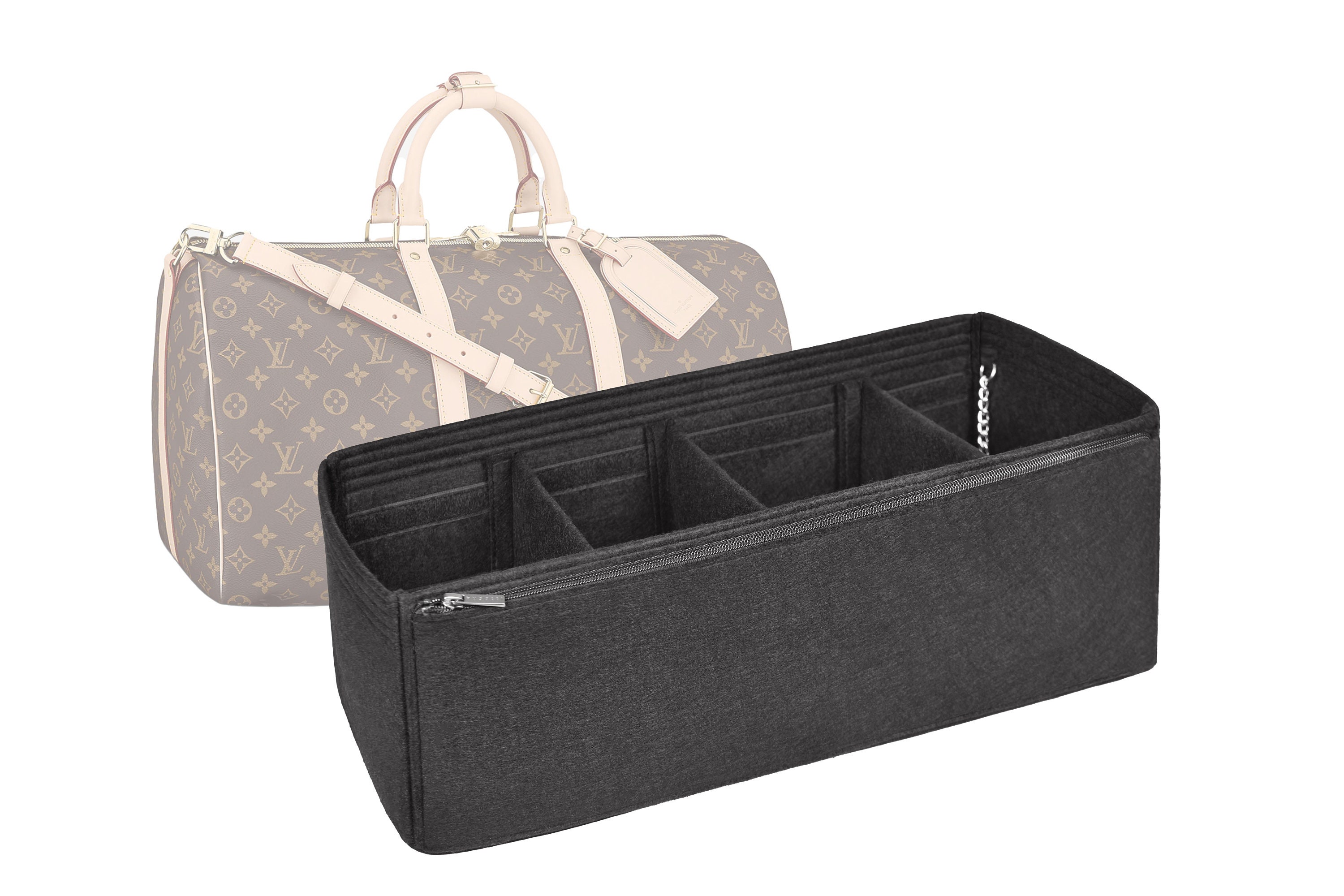 Bag Organizer For Louis Vuitton Keepall Bandoulière 50 Bag with Double