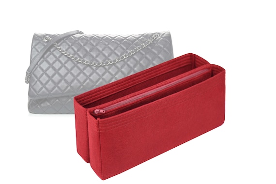 Customizable travel Flap XXL With Trolley Sleeve large Bag Felt Bag Insert Organizer and Bag Liner in 17cm 6.6inches Height Red Color Etsy