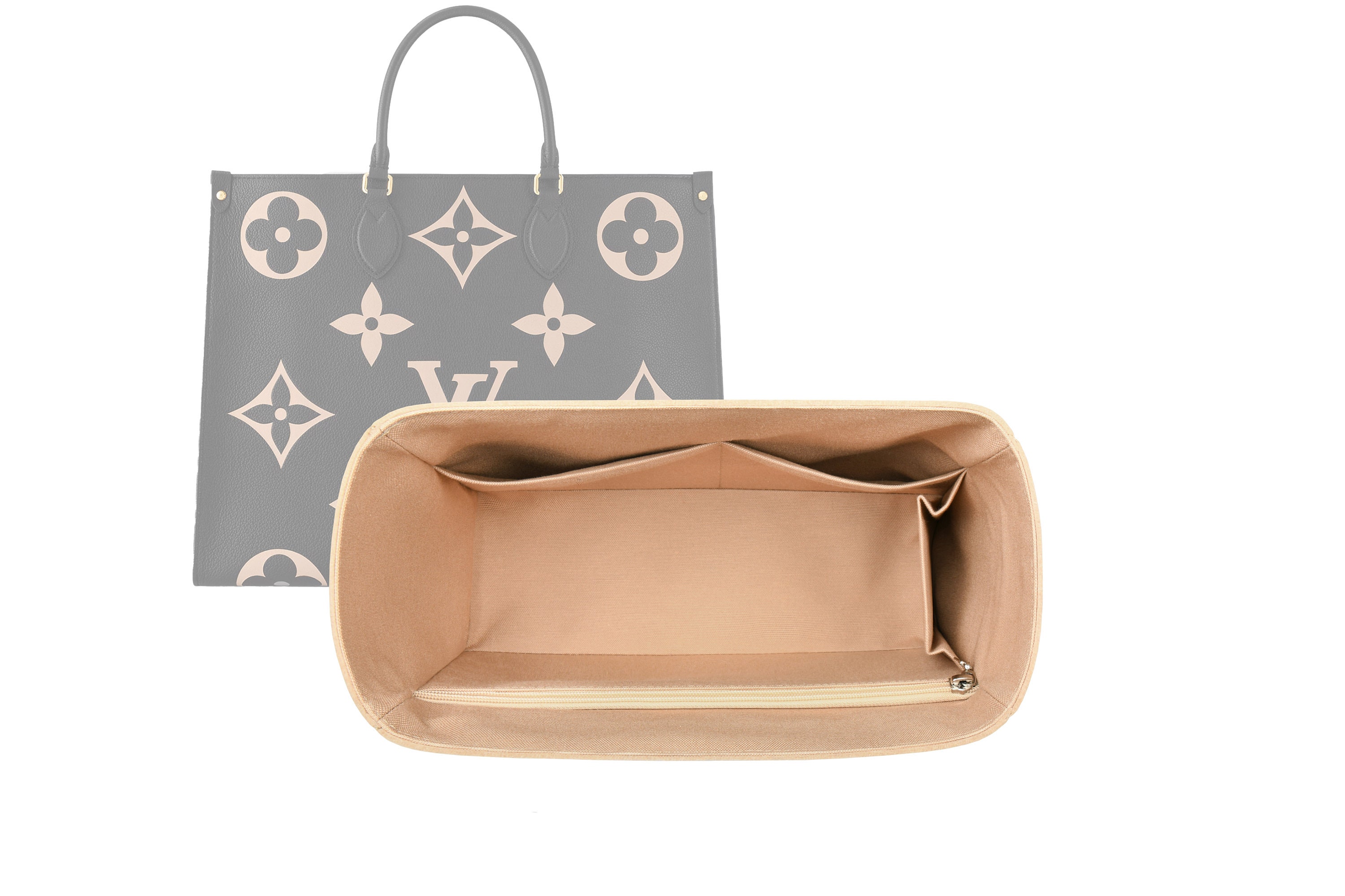 Bag Organizer for Louis Vuitton Onthego GM (Detachable Zipper Top