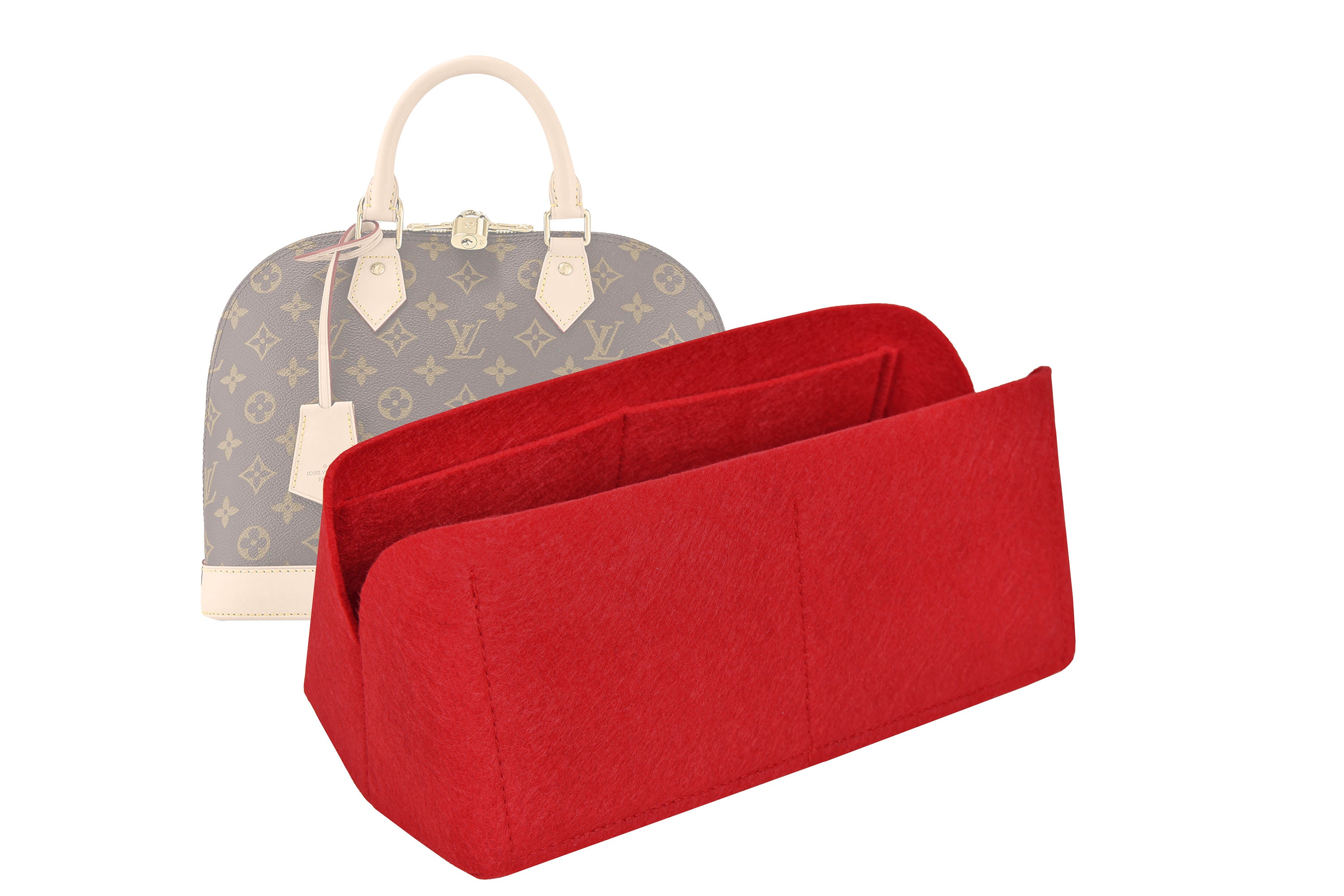 Bag and Purse Organizer with Singular Style for Louis Vuitton Alma