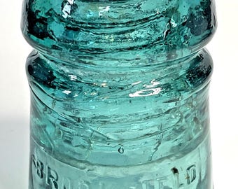 Vintage Insulator Brookfield Aqua Glass