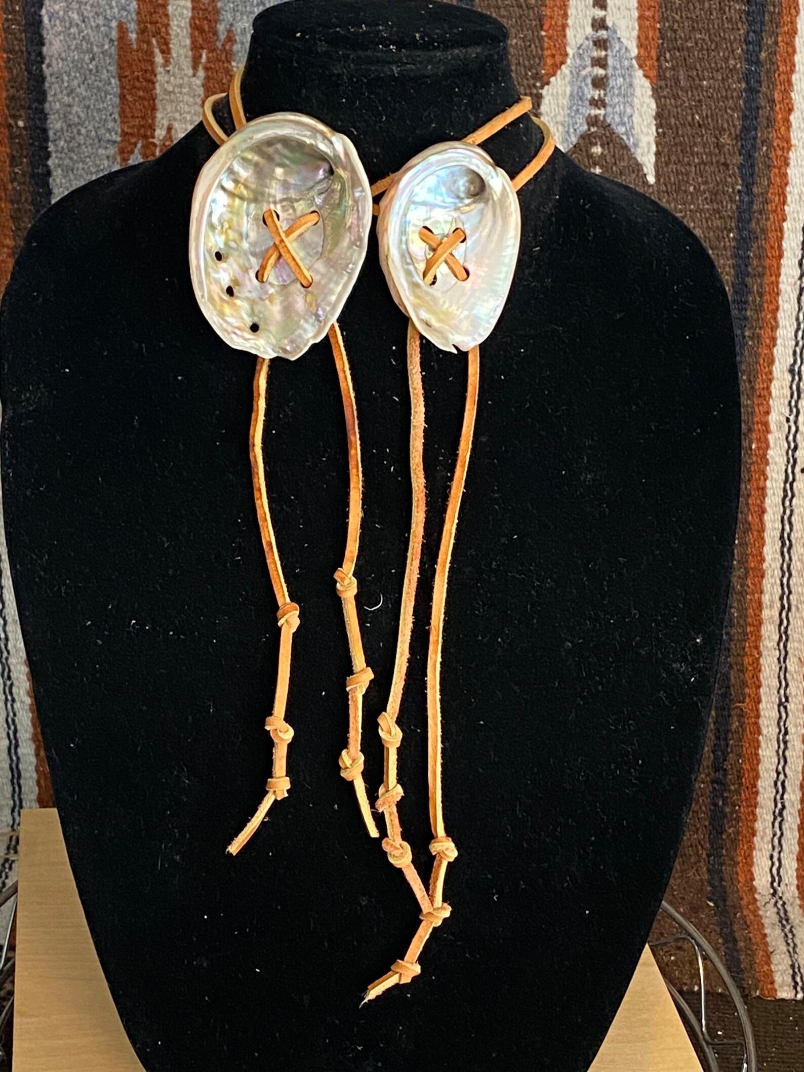 Abalone Shell Bolo Ties Etsy