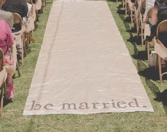 be married. Stencil for Wedding Aisle Runner or Sign, Lettering Template