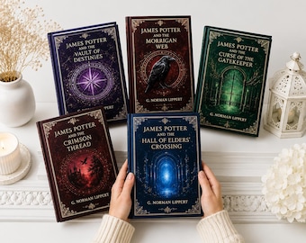 James Potter Complete Hardcover Collection | Custom Collector Edition | Fantasy Book Set | Display Books