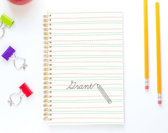 assignment notebook drawing Personalized Student Homework Planner: Lined Paper. Back To School Supplies Notebook Assignment Planner