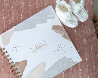 Pregnancy Bump Journal | Pregnancy Memory Book Planner Diary Gift, Expecting Mom Gift Baby Book, Pregnancy Milestone, pregnancy announcement
