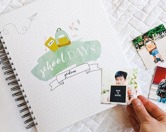 School Years Memory Book | Back to School Years Scrapbook