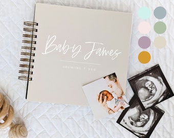 Growing You Pregnancy Journal: Personalized | Gender Neutral Pregnancy Memory Book Planner Diary Gift, Expecting Mom Gift Baby Book, LGBTQ+