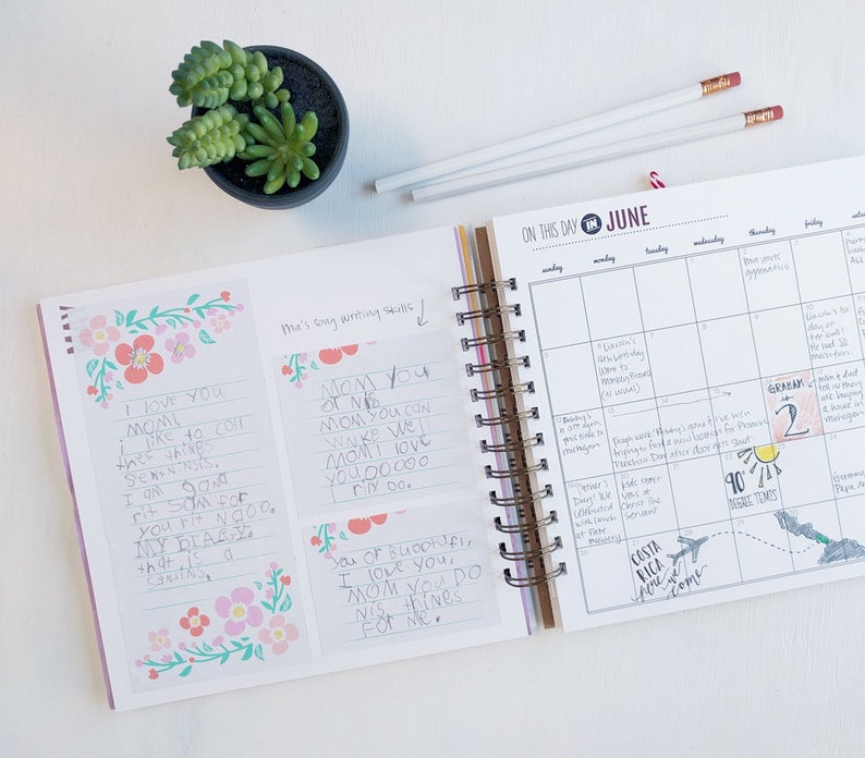 2021 On This Day Calendar Personalized Album Etsy