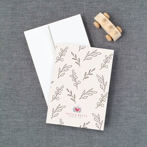 Tackkort för nyfödda (10-pack), välj kön och hudfärg | Tackkort för babyshower, flicka, pojke, brev med kuvert bild 5